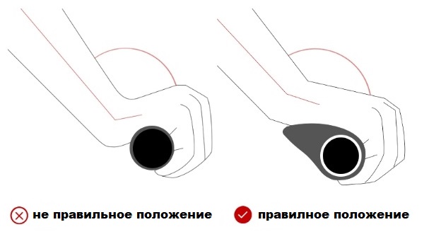 Грипсы на руль велосипеда Clarks, эргономичные, черно-серые