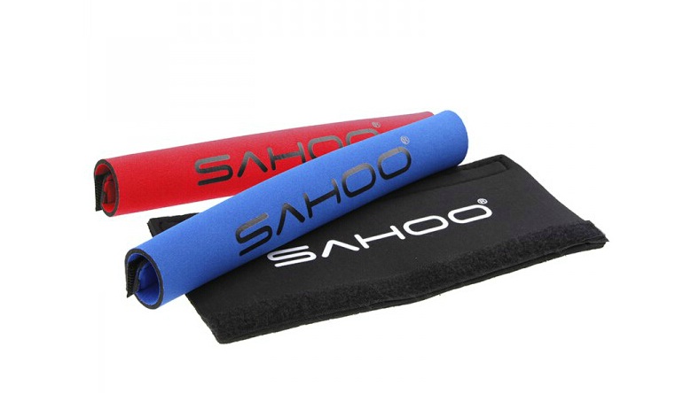 Защита подвески от цепи для велосипеда Sahoo красная