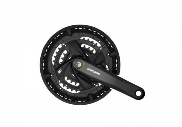 Система шатунов для велосипеда 9 ск. Shimano Altus M371, 44T, 170 мм, алюминий Система шатунов для велосипеда 9 ск. Shimano Altus M371, 44T, 170 мм, алюминий