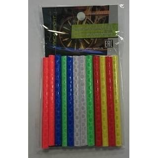 Светоотражатели на спицы велосипеда Vinca Sport, разноцветные, 12 шт. Светоотражатели на спицы велосипеда Vinca Sport, разноцветные, 12 шт.