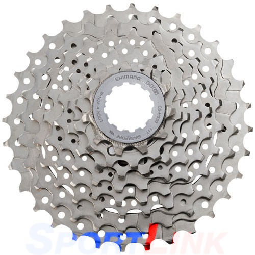 Кассета для велосипеда Shimano Alivio CS-HG51 8 звезд 11-32 Кассета для велосипеда Shimano, CS-HG50 8 звезд, никелированная