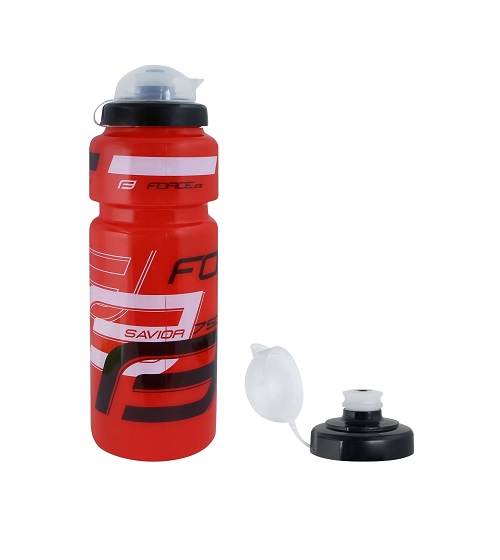 Фляга для велосипеда Force "SAVIOR ULTRA" 750ml красная с защитным колпачком Фляга для велосипеда Force "SAVIOR ULTRA" 750ml красная с защитным колпачком