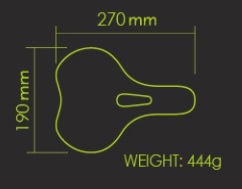 Седло для велосипеда DDK D3123MF Mamory foam